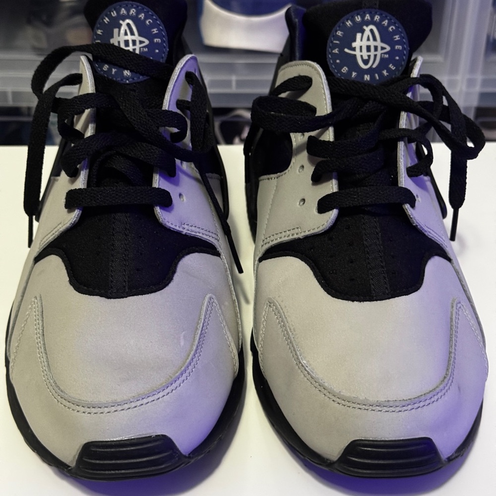 Nike Air Huarache Men's Black and White Sneakers